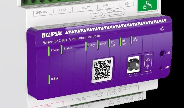 Clipsal 5500SHAC Wiser for C-Bus Home Automation Controller data sheet (727KB pdf).